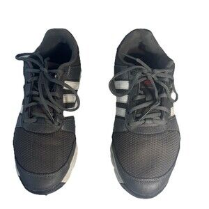 Adidas 9.5 Men’s Golf Shoes Spikes Gray/ Maroon. 3 White Stripes